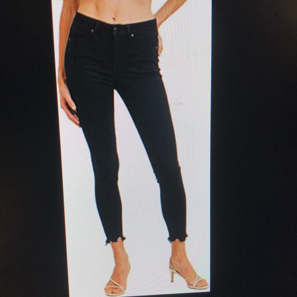 Just USA Jeans High Rise Frayed Skinny Denim Jeans
